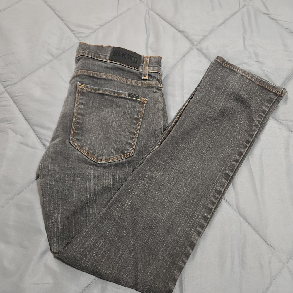 BLKWD Jeans Men's 32x32 Straight Gray Stretch Denim Made in USA